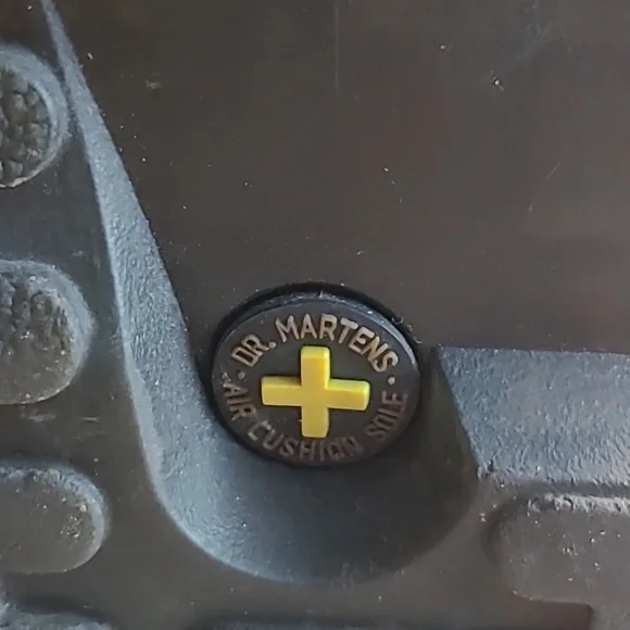 Dr. Martens 11563 Leather Boots Side Zip Lace Up Mens 12 - Picture 7 of 11